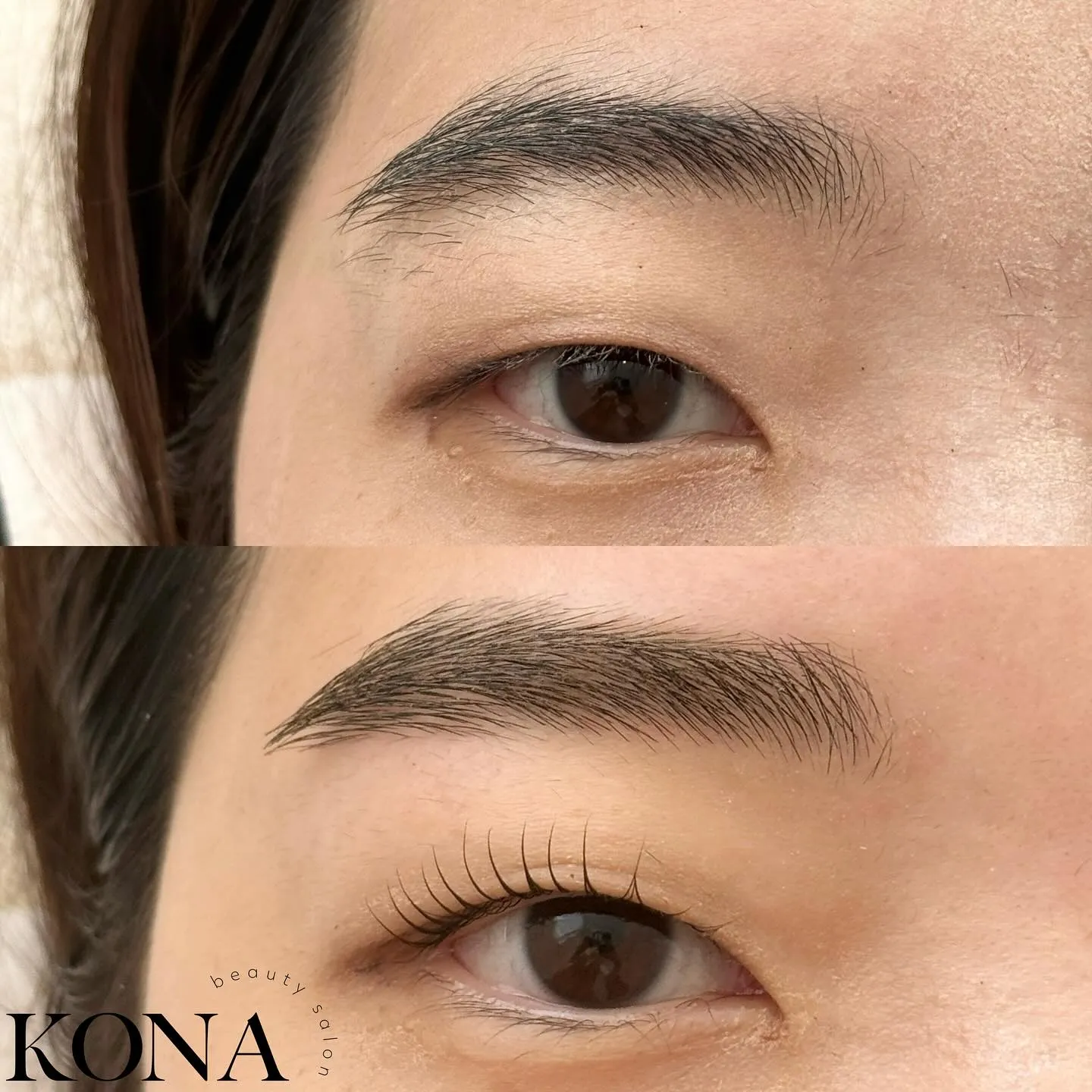 【まつ毛と眉毛を同時施術で✨】